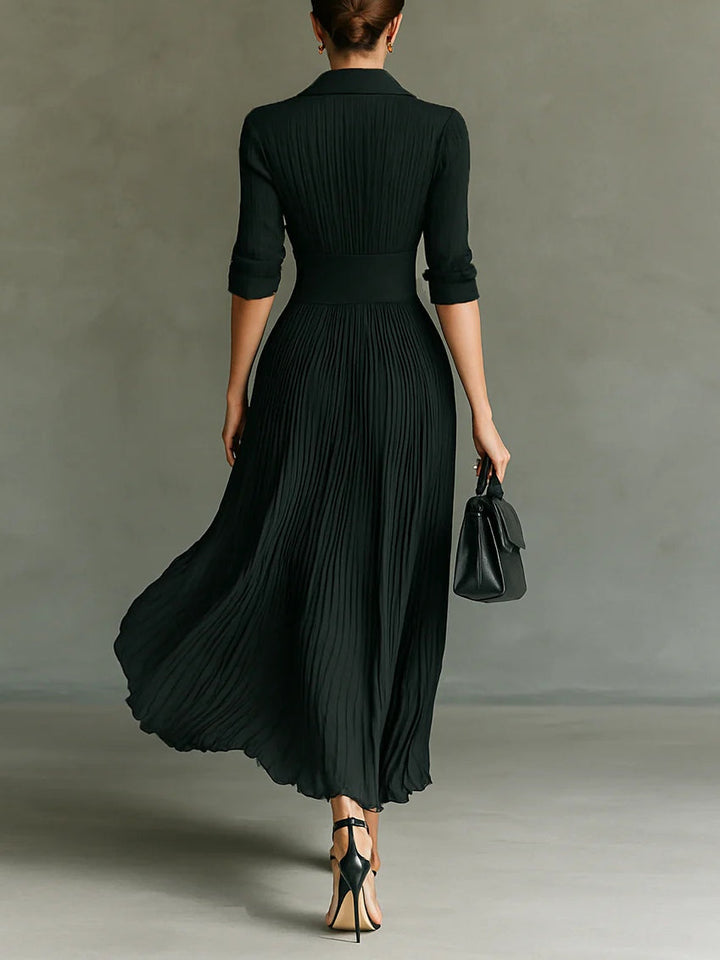 Maéline - Elegant Tailored Waist Dress